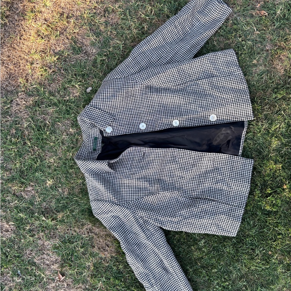 Ralph Lauren Black and White Blazer
